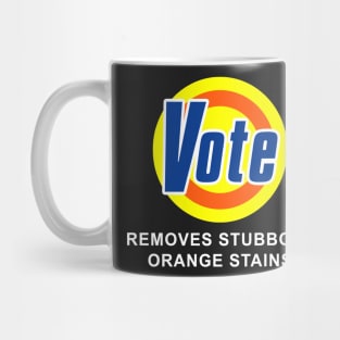 VOTE Removes Stubborn Orange Stains Detergent Funny Mug